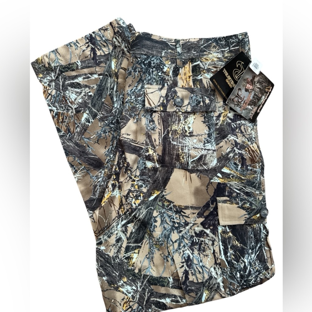 True Timber Outdoors Men’s Cargo Camouflage Pants NWTS Size XL Hunt/Skate/Grunge